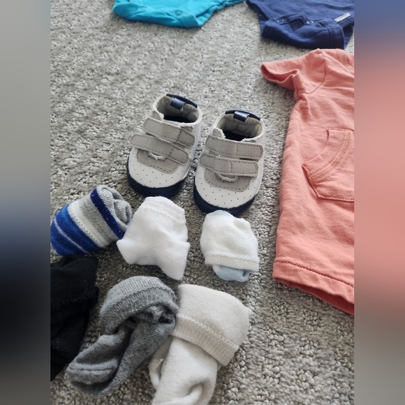 Baby Boy Size Newborn + 0-3 Month Bundle - 48 items total - Picture 4 of 6